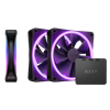 NZXT F120 RGB Duo 3x120mm Kontrolcülü Siyah Kasa Fanı