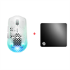 Steelseries Aerox 3 Wireless Gen 2 Mouse + SteelSeries QcK+ Large Mouse Pad Bundle Paket