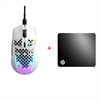 SteelSeries Aerox 3 Mouse + SteelSeries QcK+ Large Mouse Pad Bundle Paket
