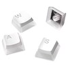 SteelSeries PrismCaps Beyaz Double Shot PBT Tuş Takımı