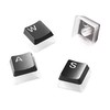 SteelSeries PrismCaps Siyah Double Shot PBT İngilizce (UK)Tuş Takımı