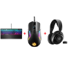 Steelseries Apex 5 Klavye + Steelseries Rival 5 Mouse + Steelseries Arctis Nova 5 Kulaklık Bundle Paket