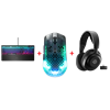 Steelseries Apex 5 Klavye + Steelseries Aerox 3 WL Gen 2 Mouse + Steelseries Arctis Nova 5 Kulaklık Bundle Paket