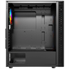PowerBoost PB-PS6832B 650W 80+ Bronze Tempered Glass USB 3.0 Çıkarılabilir Metal Mesh Rainbow ATX Siyah Kasa