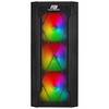 POWER BOOST VK-P1900B 500W Rainbow Tempered Glass Mesh Panel USB 3.0 Mid Tower Kasa