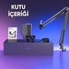 Fifine Ampligame A6TP RGB Yayıncı USB Pembe Mikrofon Seti