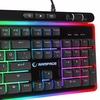Rampage SHINE K14 Siyah USB RGB Membrane Türkçe Kablolu Gaming Klavye