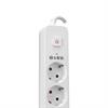 S-link SPG501S 1.5m 1.5mm Bakır 750 Joule 5li Anahtarlı Akım Korumalı Priz