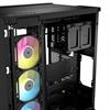 CORSAIR iCUE LINK 6500X RGB USB 3.2 Type-C Çift Odalı Siyah ATX Mid-Tower Kasa