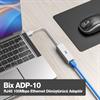Bix ADP-10 USB 2.0 to RJ45 100Mbps Ethernet Dönüştürücü Adaptör