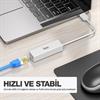 Bix ADP-10 USB 2.0 to RJ45 100Mbps Ethernet Dönüştürücü Adaptör