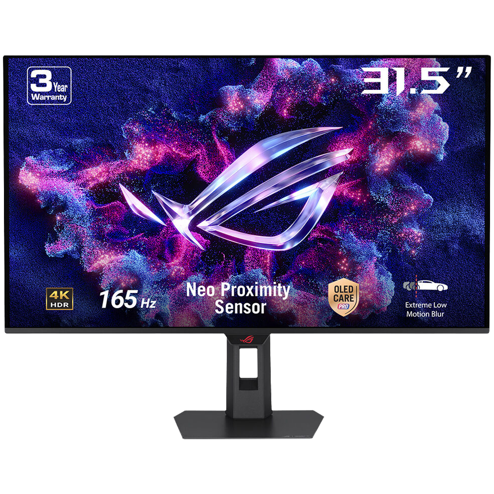 ASUS ROG Strix OLED XG32UCDS 31.5" 165Hz 0.03ms HDMI DP G-Sync FreeSync Premium Pro HDR400 UHD QD-OLED Gaming Monitör