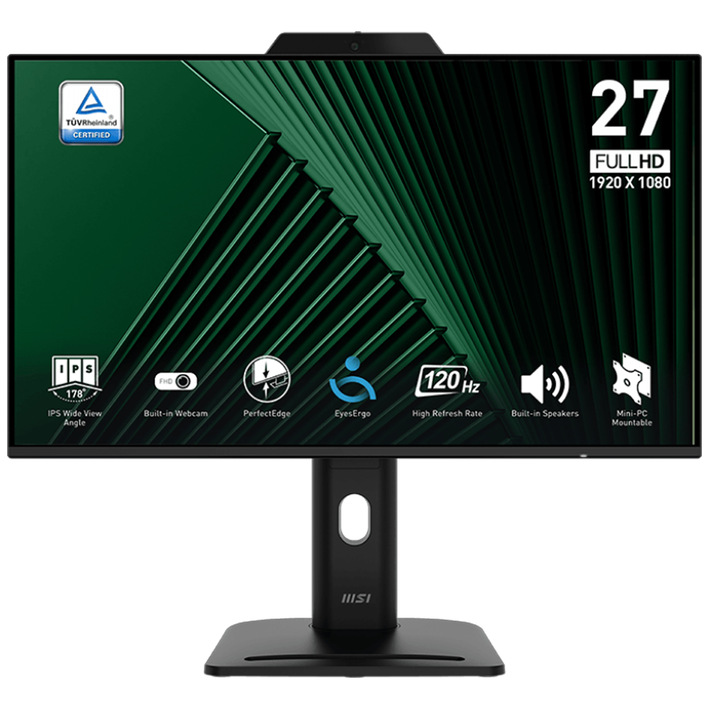 MSI PRO MP272PMG 27" 120Hz 1ms HDMI DP Adaptive Sync Pivot HDR Ready FHD IPS Monitör