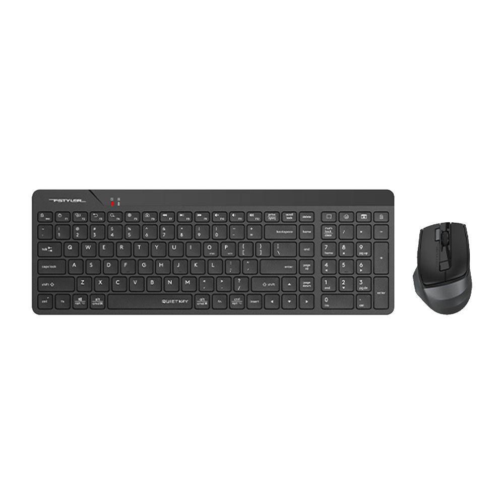 A4 Tech FG2400 AIR2 Siyah Kablosuz QuietKey Klavye Mouse Set