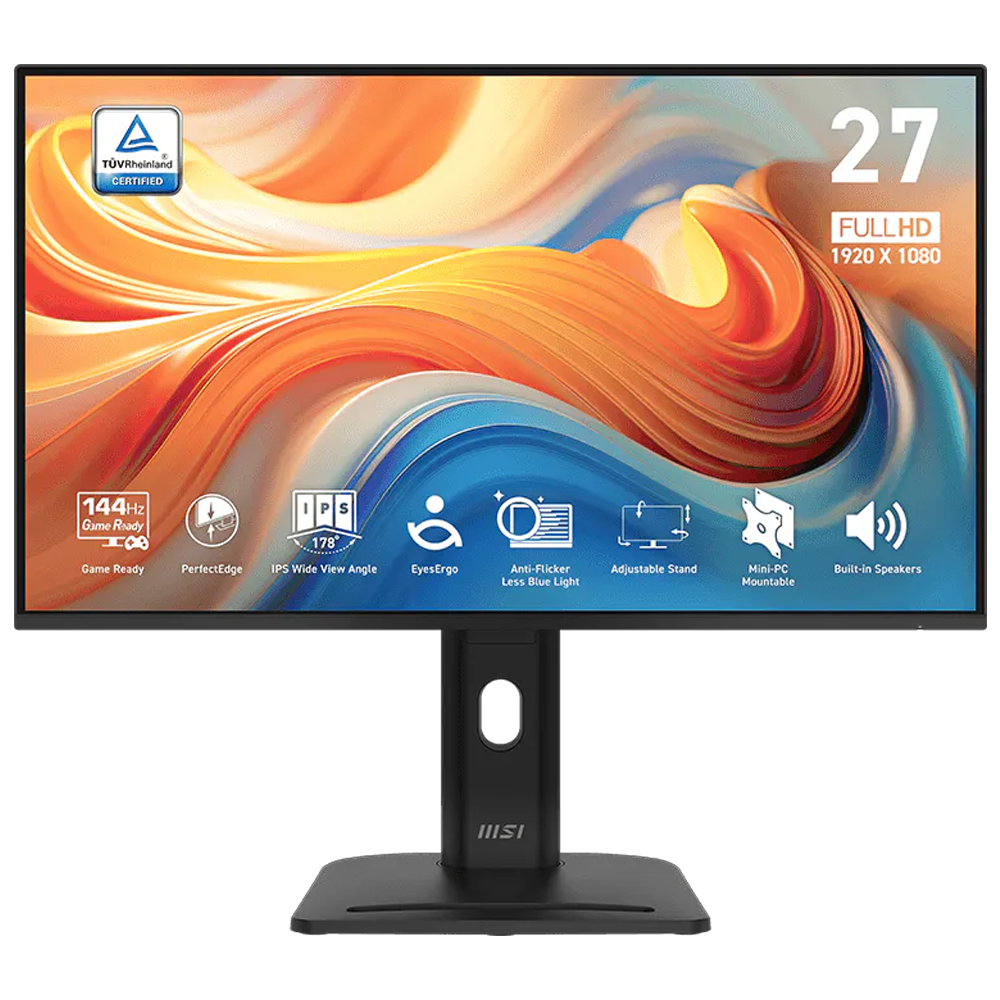 MSI PRO MP275PG E14 27" 144Hz 4ms HDMI DP FreeSync HDR Ready Pivot FHD IPS Monitör