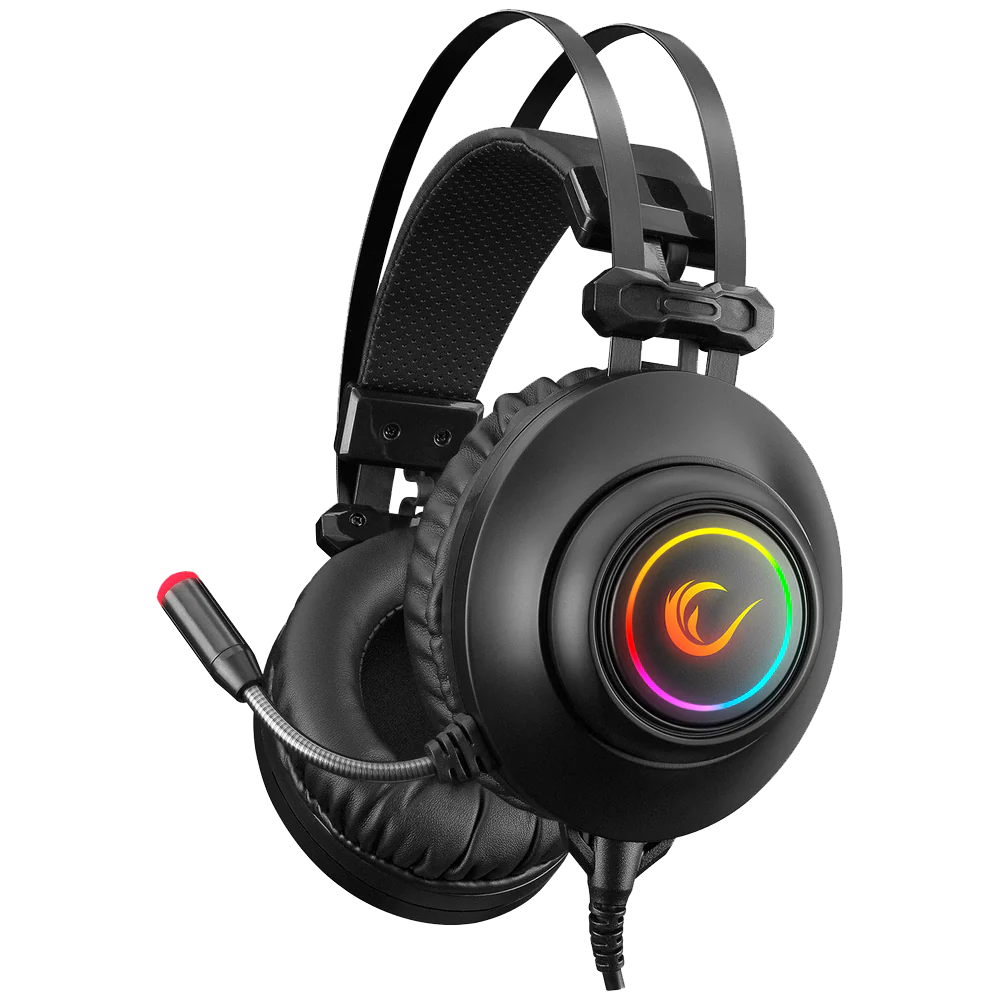 Rampage RM-K1 PULSAR 7.1 Surround RGB Titreşimli Siyah Mikrofonlu Gaming Kulaklık