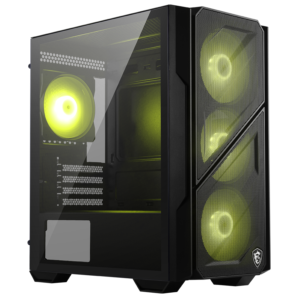 MSI MAG FORGE M120R AIRFLOW Tempered Glass ARGB USB 3.2 Siyah mATX Bilgisayar Kasası