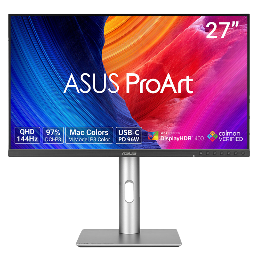 ASUS ProArt Display PA278CGRV 27" 144Hz 5ms HDMI DP Type-C Adaptive-Sync HDR10 Pivot QHD IPS Monitör