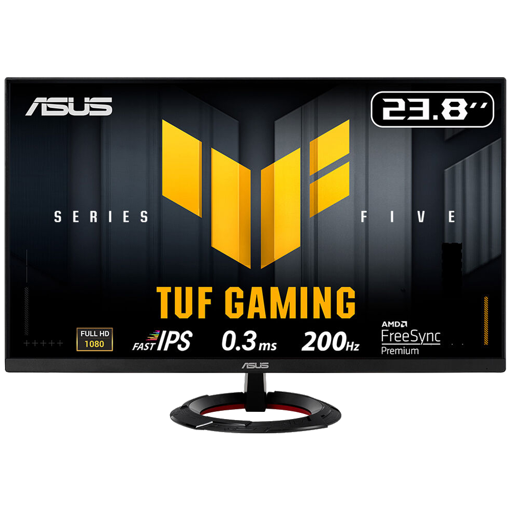 ASUS TUF Gaming VG249Q5R 23.8" 200Hz 0.3ms HDMI DP ELMB AdaptiveSync FreeSync Premium FHD Fast IPS Gaming Monitör