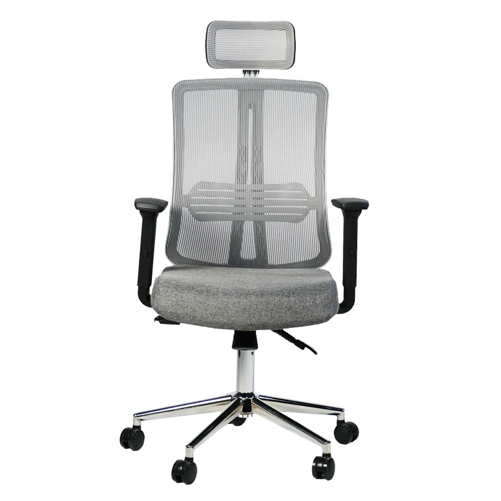 Pixel Hero Fileli Gri Ergonomik Ofis Koltuğu