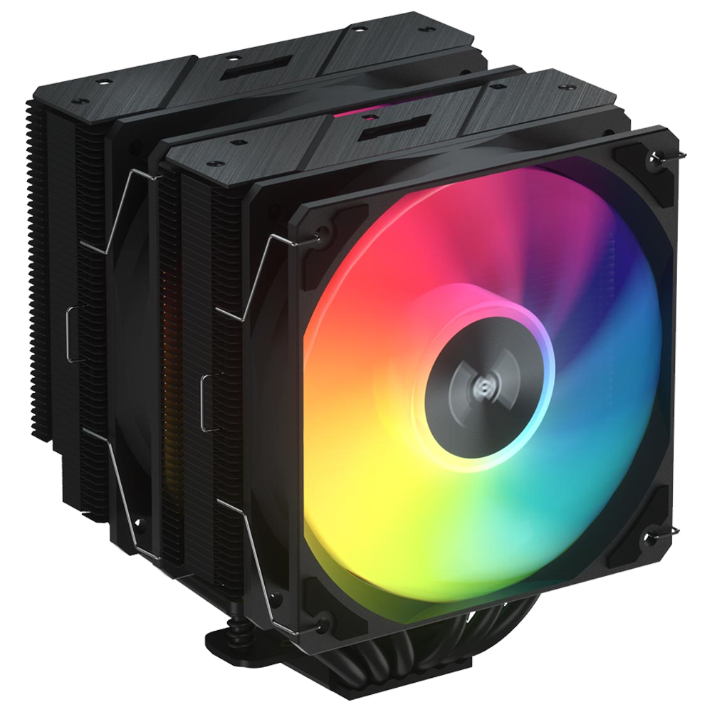 FSP MP7-BA Siyah 2x120mm ARGB 6 Bakır Borulu Kule Tipi İşlemci Soğutucu