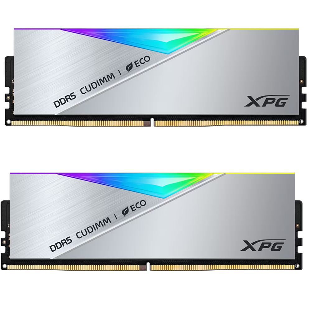 XPG Lancer 48GB(2x24) RGB 8400MHz CL40 CU-DIMM DDR5 Gümüş Dual Kit Ram