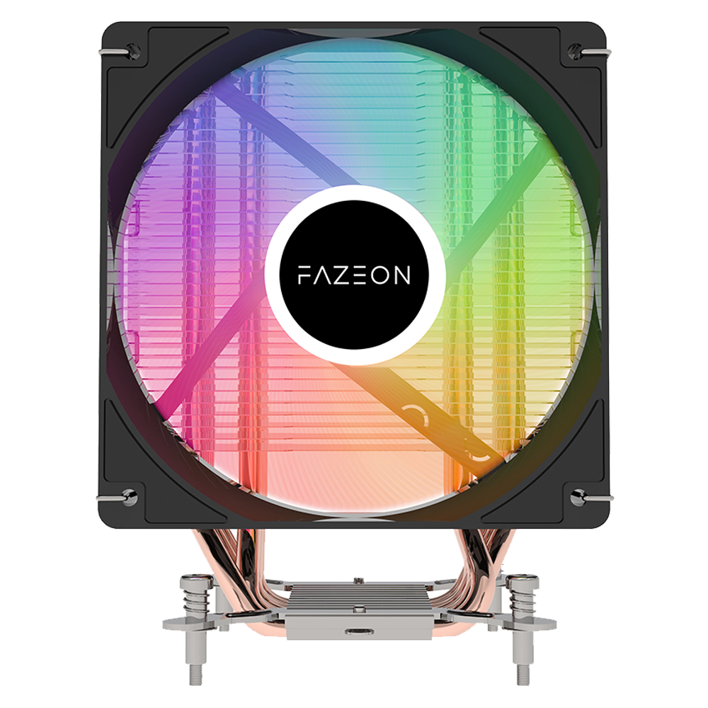 FAZEON A5120TRA 12cm RGB Kule Tipi Siyah İşlemci Soğutucu