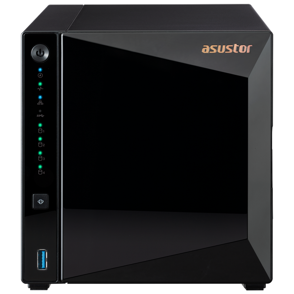 ASUSTOR DRIVESTOR 4 Pro AS3304T V2 Realtek RTD1619B 2GB DDR4 4 Yuvalı 2.5GbE USB 3.2 NAS Depolama Cihazı