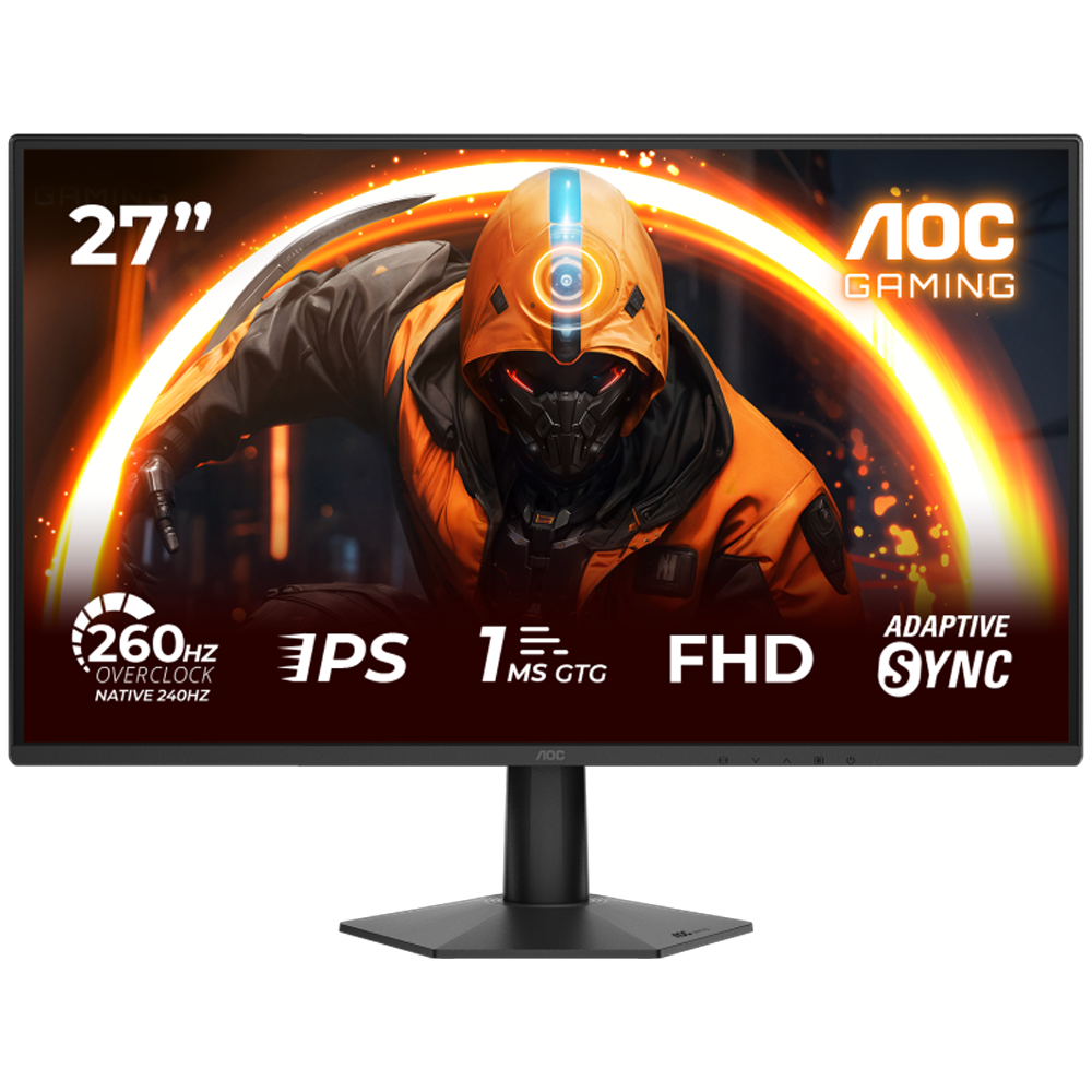 AOC 27G50Z 27" 260Hz(OC) 1ms HDMI DP Adaptive Sync HDR10 FHD Fast IPS Gaming Monitör