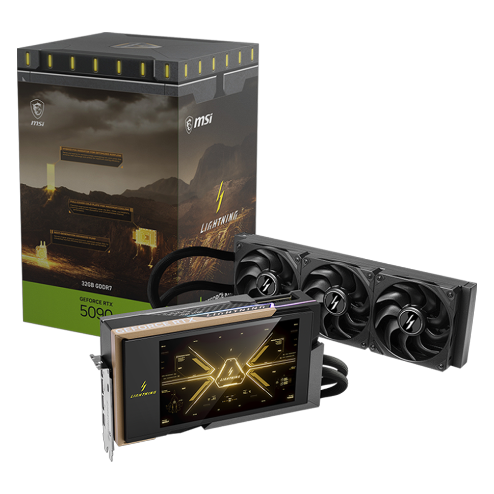 MSI GeForce RTX 5090 LIGHTNING Z 32GB GDDR7 DLSS 4 512 Bit Ekran Kartı