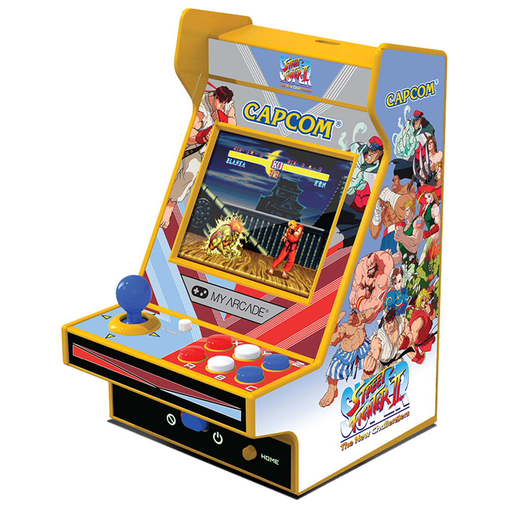 My Arcade Street Fighter 2 Champion 2 Oyunlu Retro Oyun Konsolu 12cm