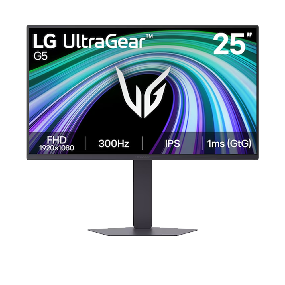 LG UltraGear 25G550B-B G5 25" 300Hz 1ms HDMI DP AdaptiveSync HDR10 FHD IPS Gaming Monitör
