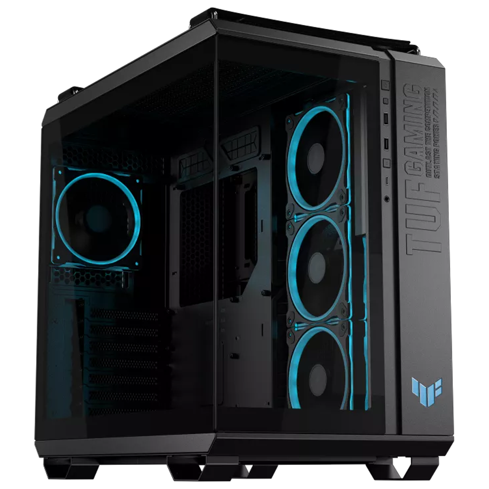 ASUS TUF GAMING GT502 Horizon Tempered Glass Siyah USB 3.2 Mid Tower Kasa