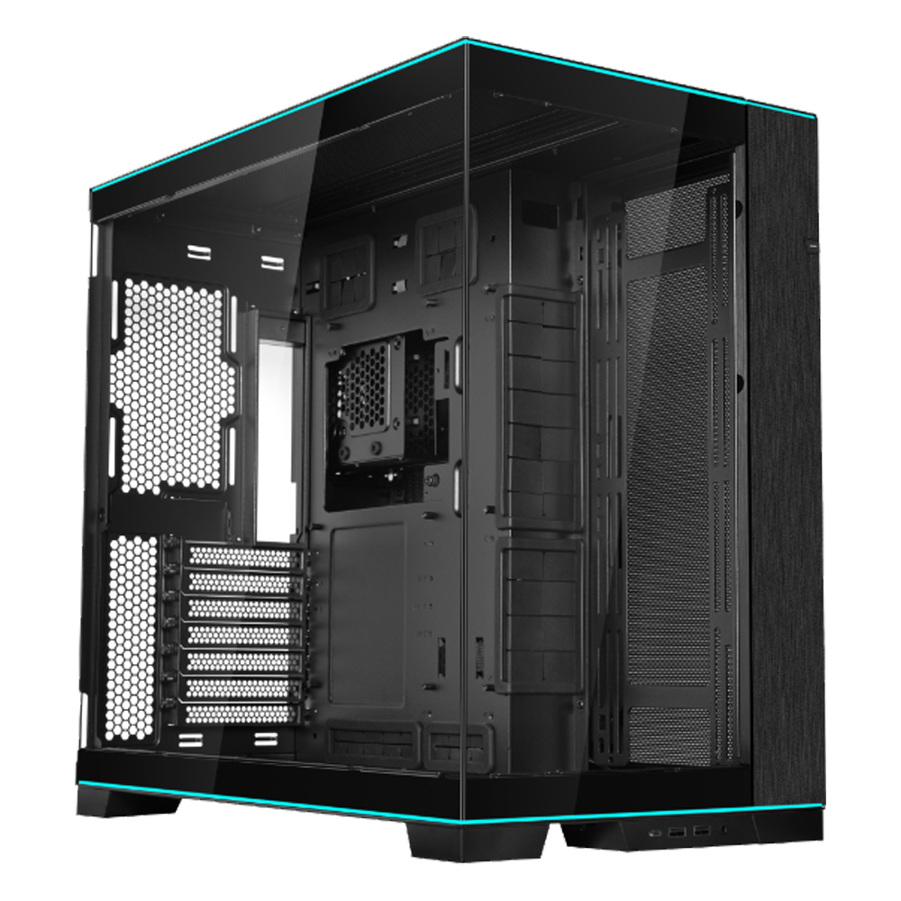 LIAN LI O11 DYNAMIC EVO RGB Tempered Glass Type-C Siyah E-ATX Mid Tower Kasa