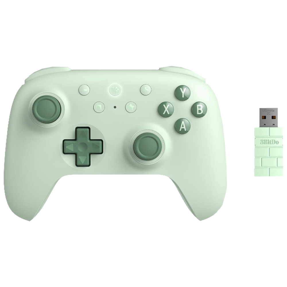 8BitDo Ultimate 2C Hall Efect Kablosuz Pastel Yeşil Gamepad