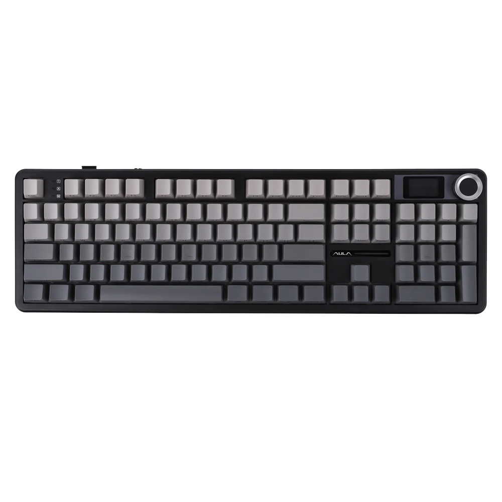 Aula F108 Pro Zephyr Switch RGB Gri Gaming Klavye
