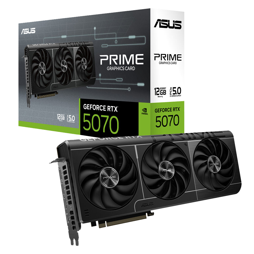 ASUS PRIME GeForce RTX 5070 12GB GDDR7 DLSS 4 192 Bit Ekran Kartı