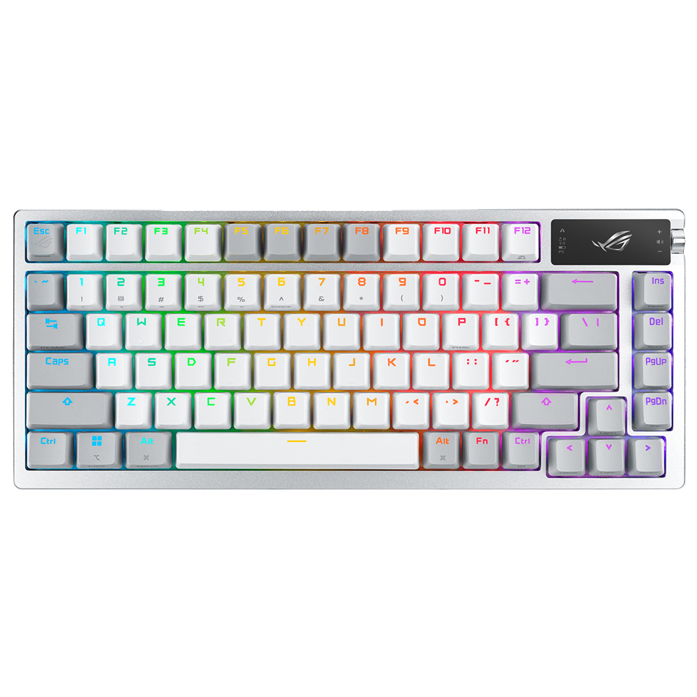 ASUS ROG Azoth ROG NX Mechanical Switch İngilizce RGB Mekanik Kablosuz Beyaz Gaming Klavye