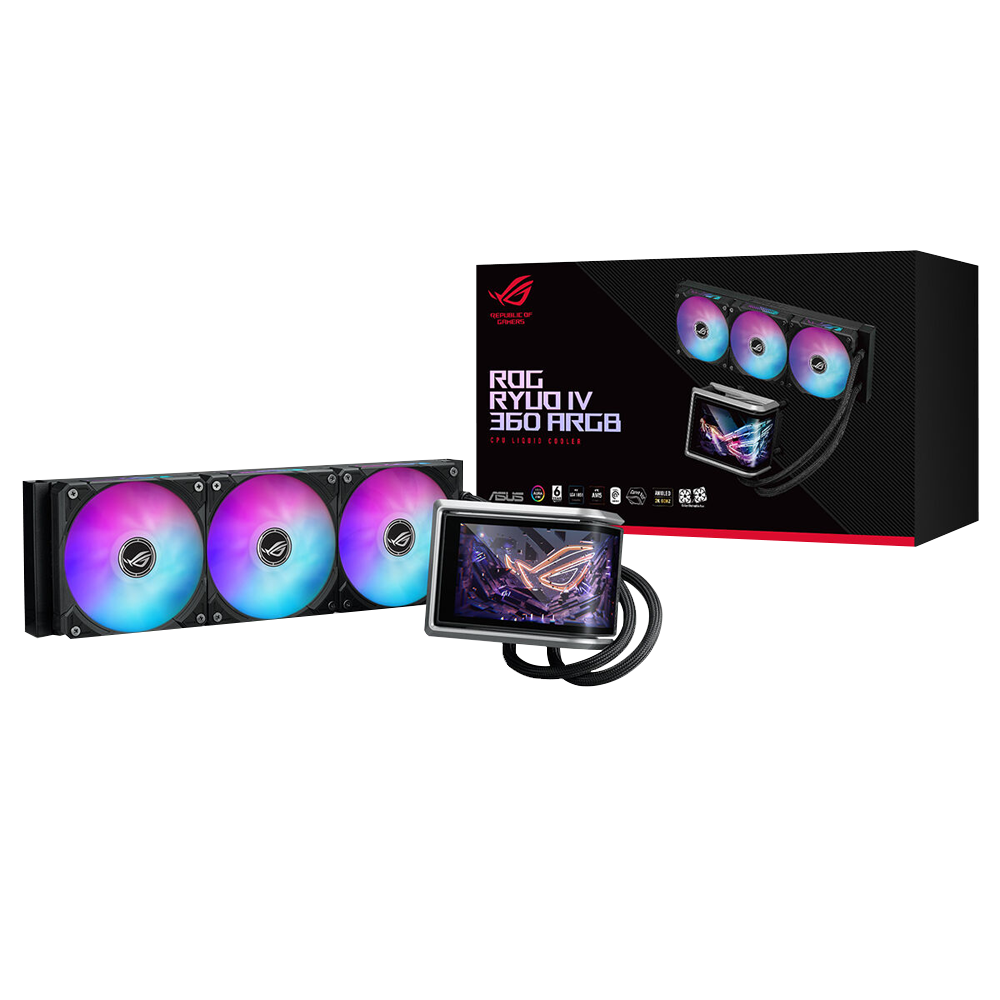 ASUS ROG RYUO IV 360 ARGB 360mm Siyah İşlemci Sıvı Soğutucu