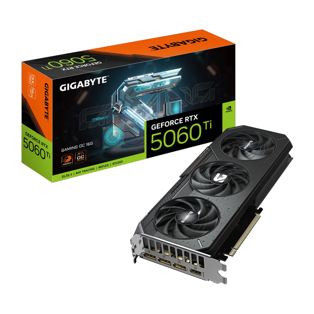 GIGABYTE GeForce RTX 5060 Ti GAMING OC 16G GDDR7 DLSS 4 128 Bit Ekran Kartı