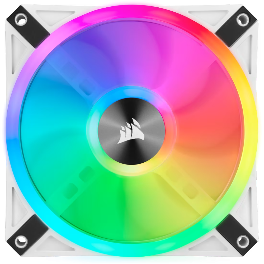 CORSAIR iCUE QL120 RGB PWM White 120mm Fan