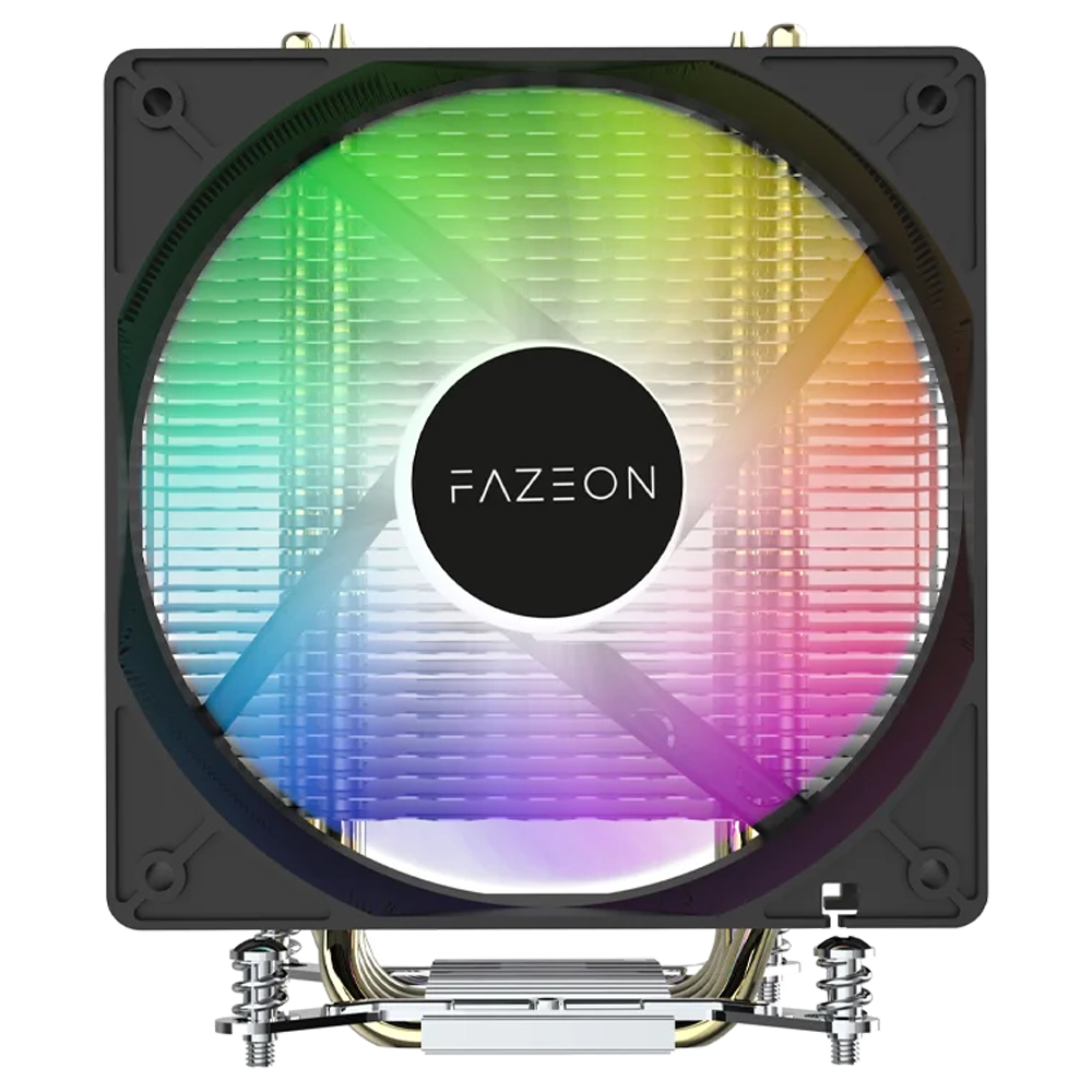 FAZEON A3120TRA 12cm RGB Kule Tipi Siyah İşlemci Soğutucu