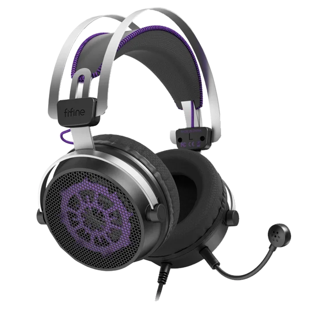 Fifine Ampligame H18V Mikrofonlu 7.1  Siyah Gaming Kulaklık