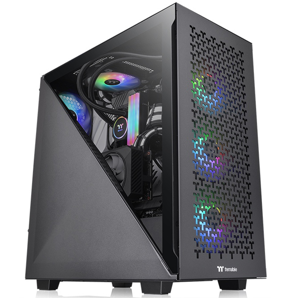 Thermaltake Divider 300 TG Air Tempered Glass USB 3.2 ATX Mid Tower Kasa görsel 1