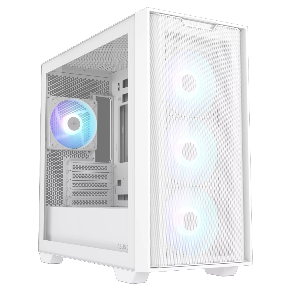 ASUS A21 PLUS 750W 80+ Bronze Tempered Glass ARGB USB 3.2 Beyaz mATX Kasa