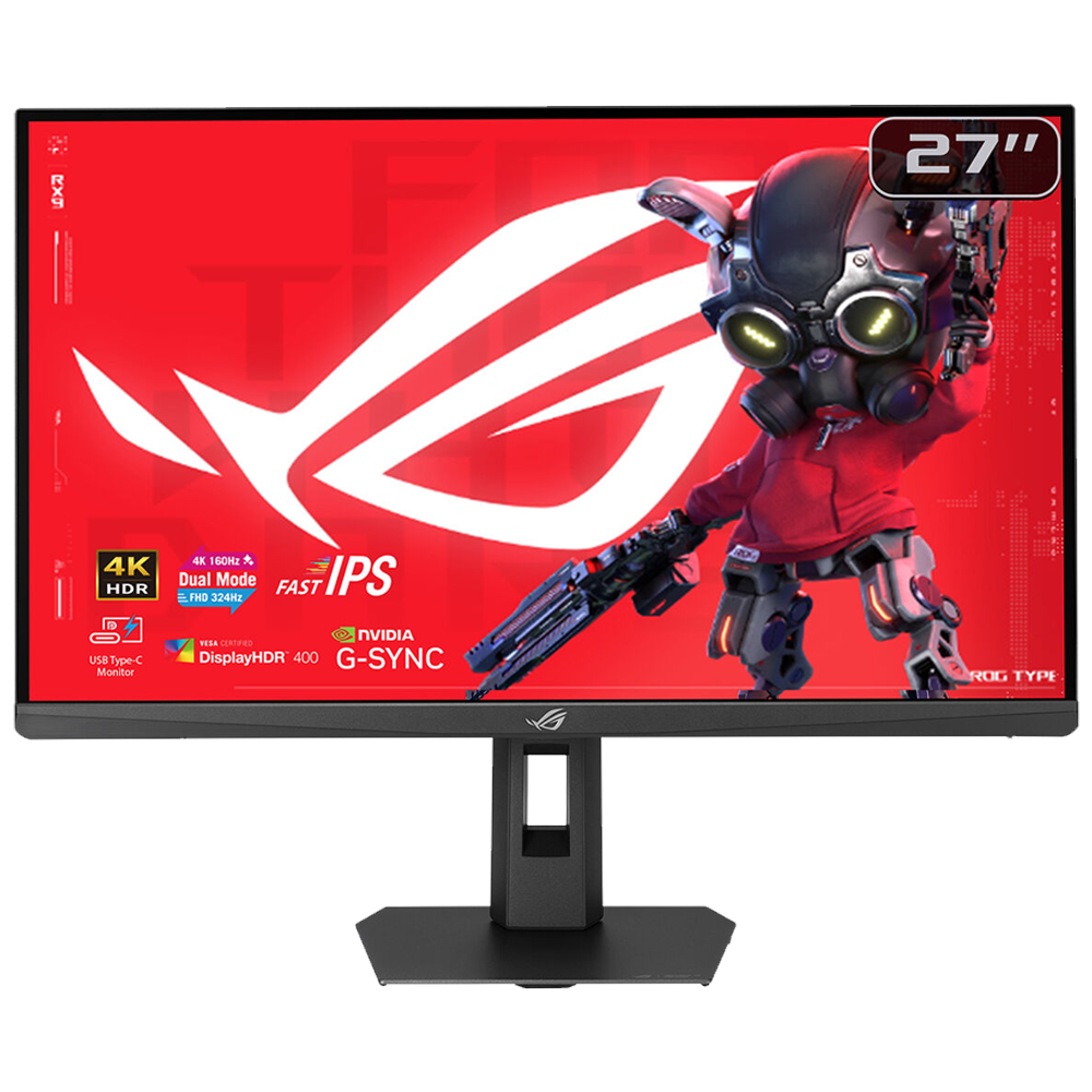 ASUS ROG STRIX XG27UCSR Gen2 27'' 4K 160Hz FHD 324Hz 0.3ms HDMI DP G-Sync HDR10 Pivot Dual Mode Fast IPS Gaming Monitör