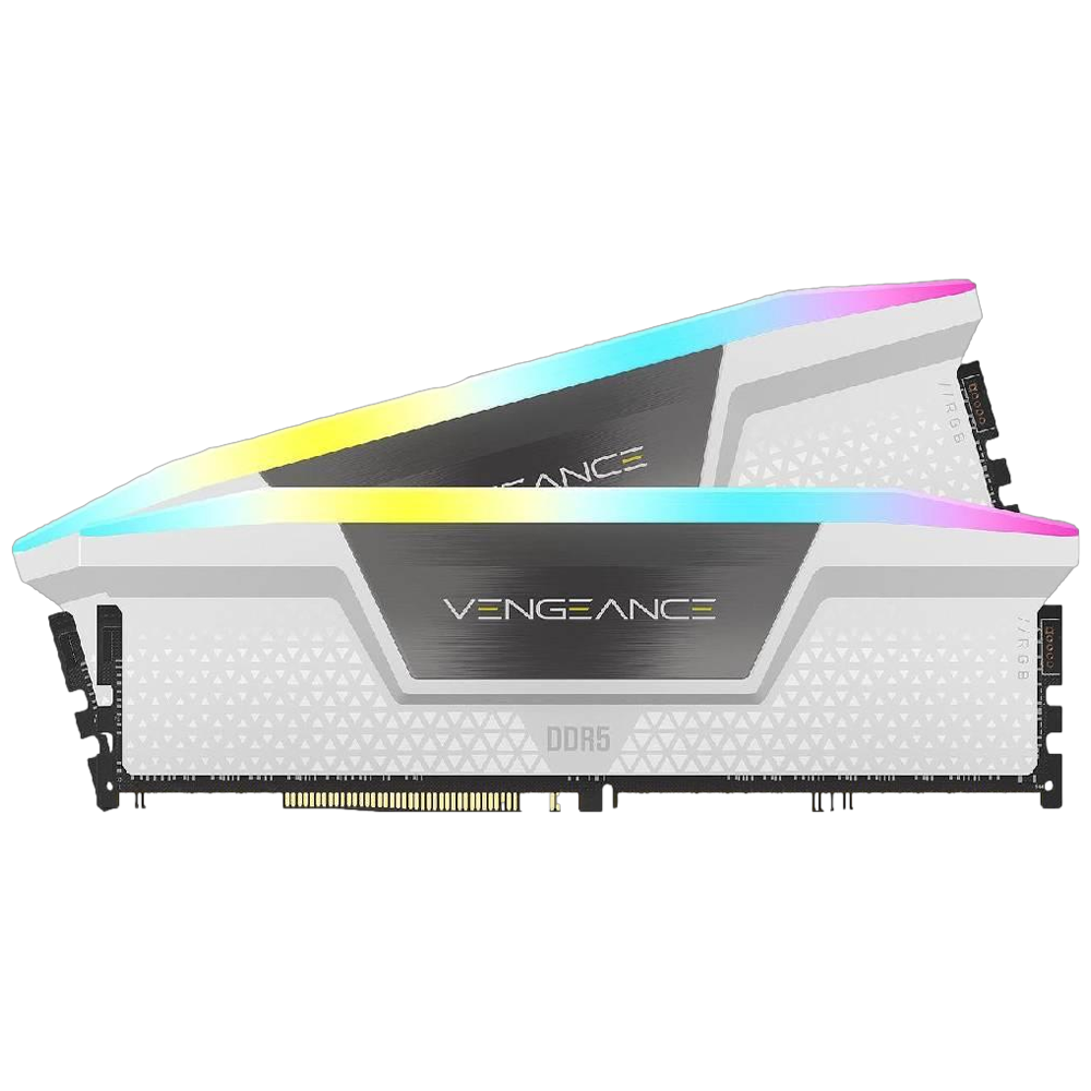 CORSAIR 32GB (2x16GB) Vengeance RGB 6400MHz CL36 DDR5 EXPO/XMP Beyaz Dual Kit Ram