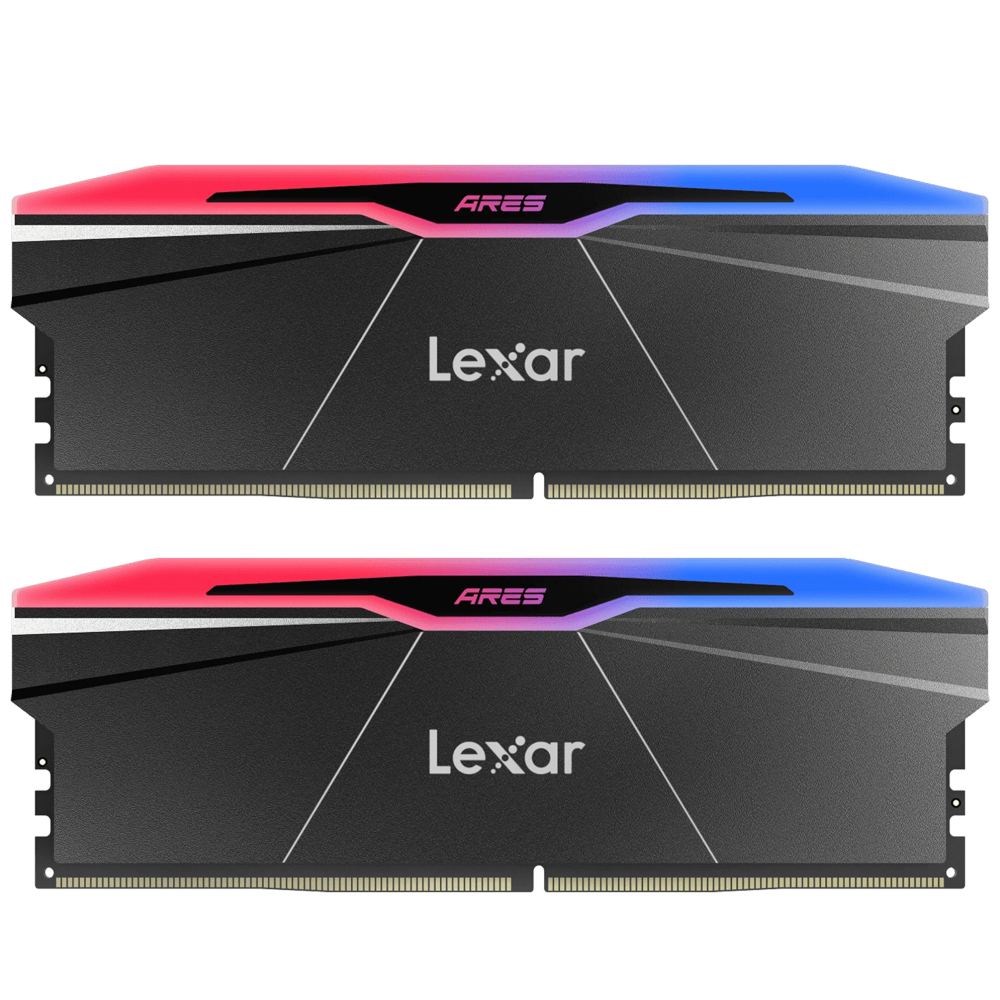 Lexar 32GB(2X16GB) ARES RGB 2nd Gen 6000MHz CL30 XMP/ EXPO DDR5 Dual Kit Ram