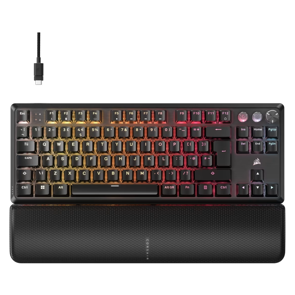 CORSAIR K70 PRO TKL High-Performance Hall Effect Switch RGB İngilizce (UK) Gaming Klavye