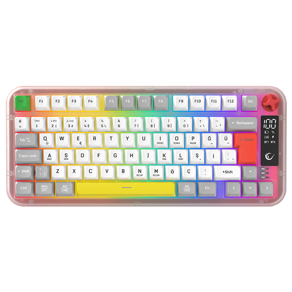 Rampage REFLECT 75 Membrane RGB Kablosuz Gaming Klavye